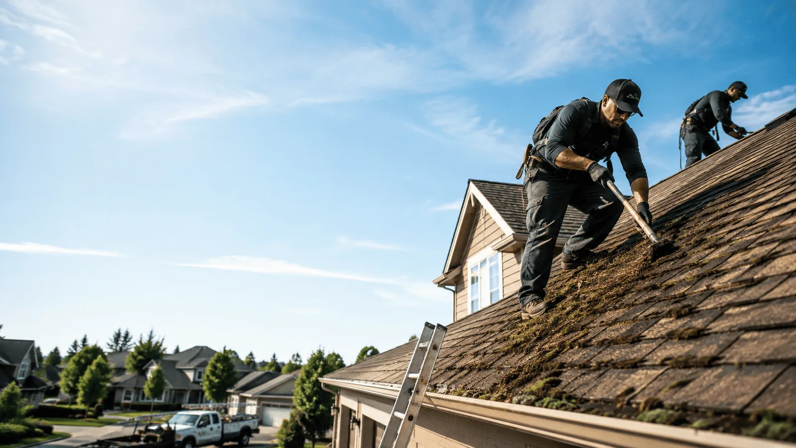Roof Moss Removal in Mitchell, IN near me